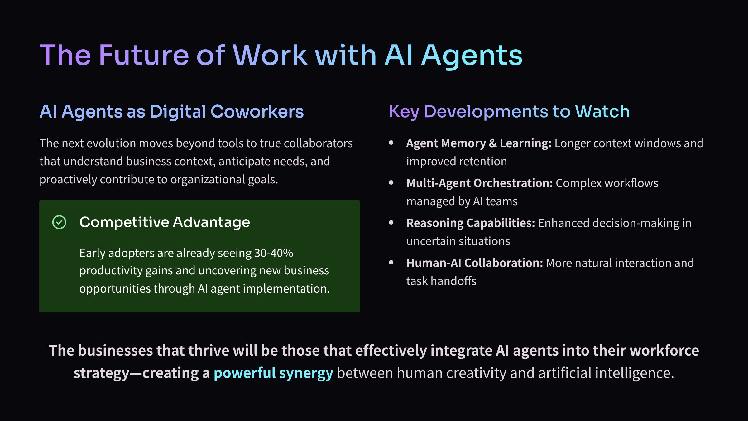 4 The Future of Work with AI Agents
